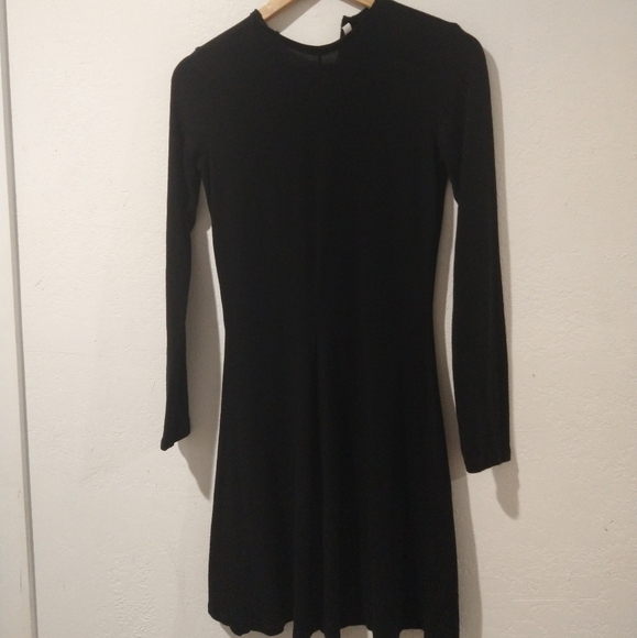 VINCE Black Long Sleeve Dress - Picture 6 of 11